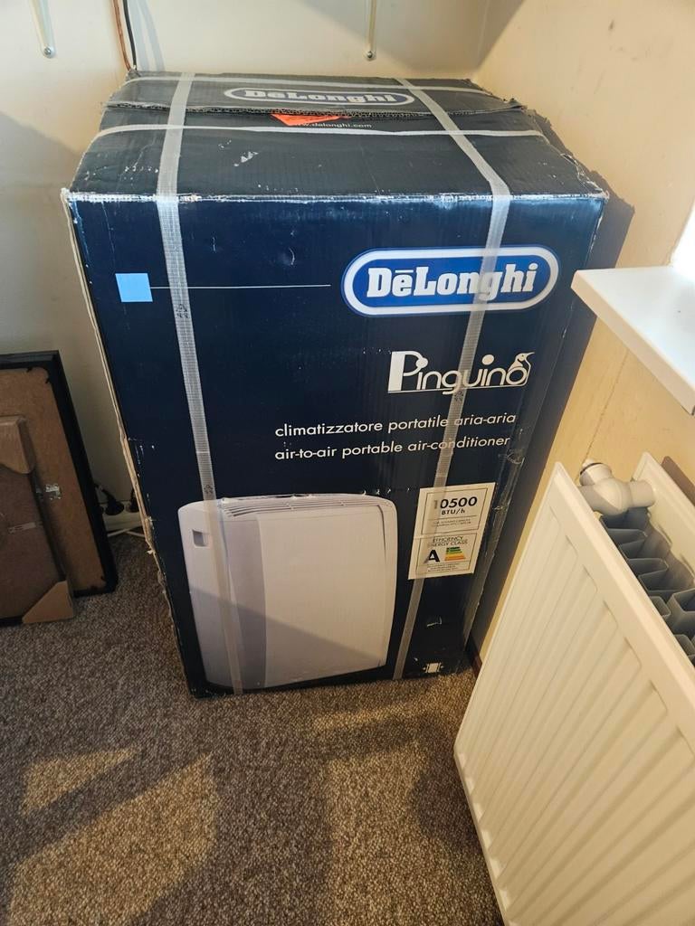 DēLonghi Airco 10500 BTU - Energieklasse A, Witgoed en Apparatuur, Timer, 3 snelheden of meer, Ophalen of Verzenden, Zo goed als nieuw