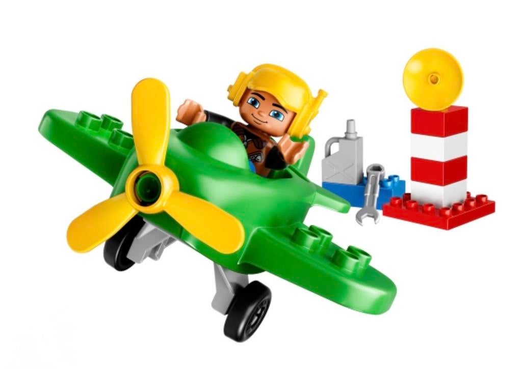 Duplo 10808 Vliegtuig Avontuur, Kinderen en Baby's, Speelgoed | Duplo en Lego, Ophalen of Verzenden, Zo goed als nieuw, Complete set