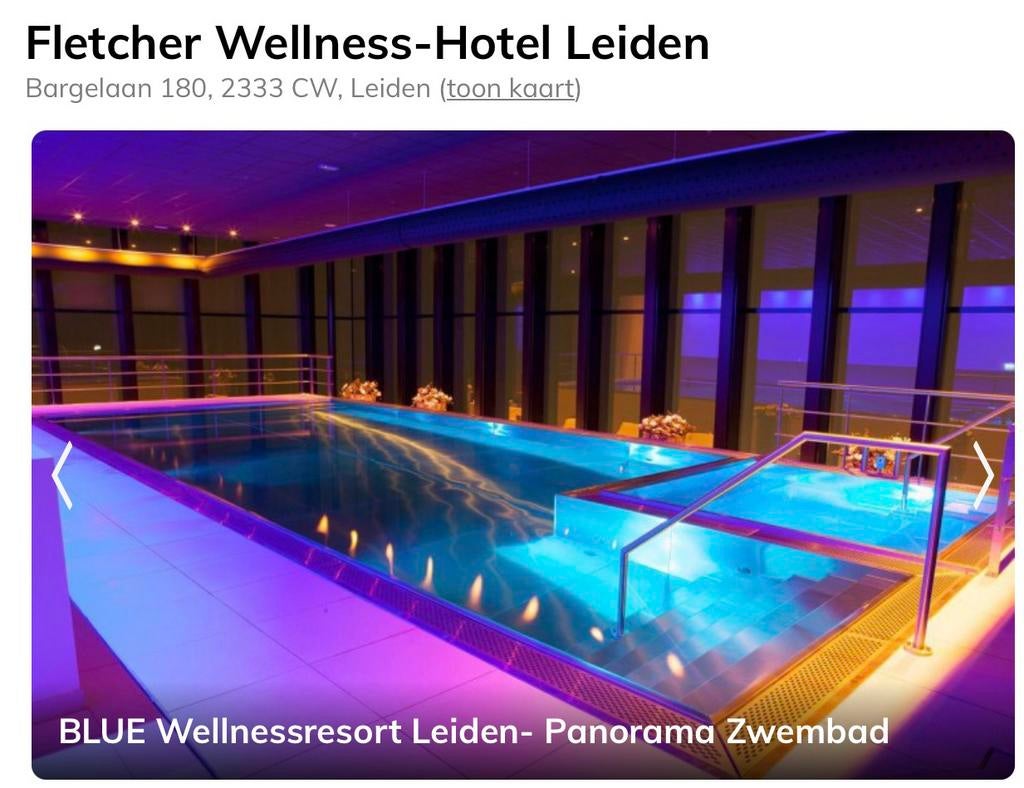 Blue Wellness Leiden Sauna Toegangskaart, Eén persoon, Overige soorten, Spa of Sauna