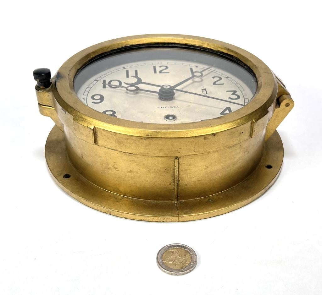 1285. Scheepsklok, Chelsea Clock Co. 20e eeuw, Antiek en Kunst, Ophalen of Verzenden
