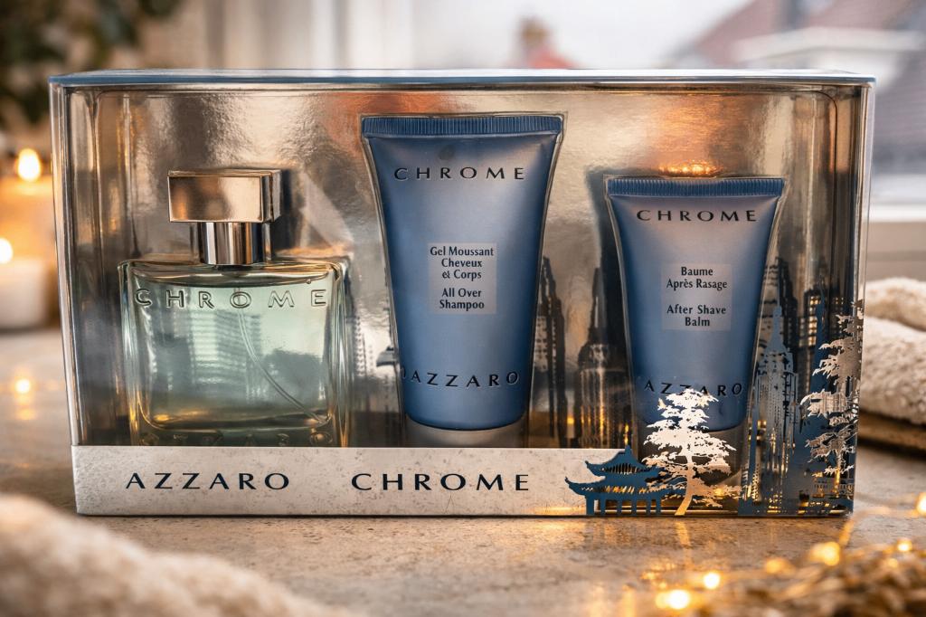 Azzaro Chrome giftset – nieuw & ongebruikt, Ophalen of Verzenden, Nieuw