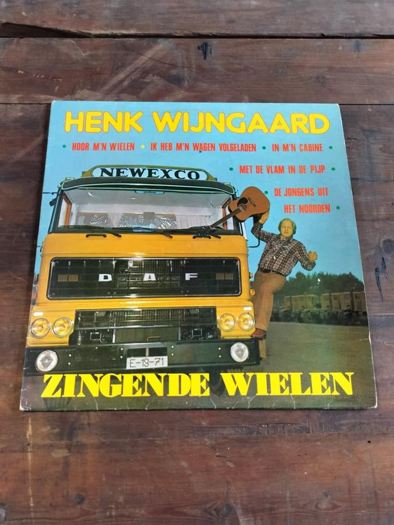 Henk Wijngaard - Zingende Wielen LP, Ophalen of Verzenden