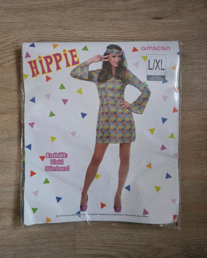 Hippie jurkje, Maat 38/40 (M), Carnaval, Nieuw, Ophalen of Verzenden