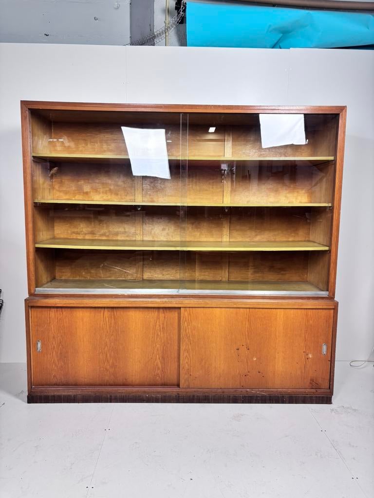 Vintage vitrinekast kast winkelkast, Ophalen, Gebruikt, C, C