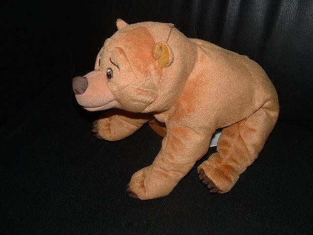 HASBRO DISNEY BEER BROTHER BEAR VELOURS BEIGE MET BRUINE, Ophalen of Verzenden, Nieuw, Overige typen