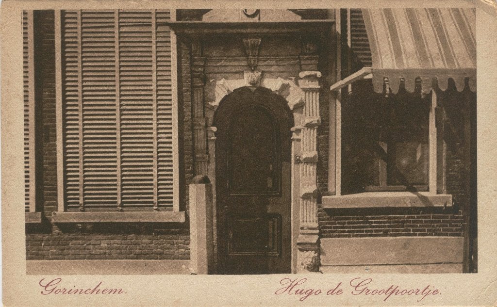 Gorinchem Hugo de Grootpoortje   Nauta A 1547, Verzenden, 1920 tot 1940, Ongelopen, Zuid-Holland
