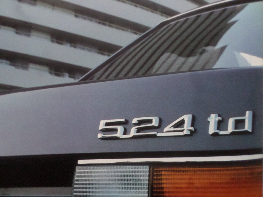 BMW 524td Brochure, Ophalen of Verzenden, Zo goed als nieuw, BMW