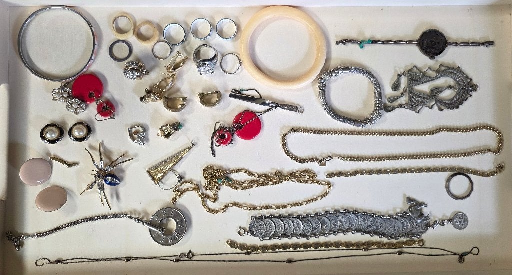 Diverse juwelen en horloges voor rommelmarkt, Ophalen of Verzenden, Gebruikt