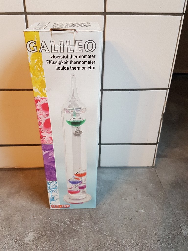 galileo vloeistof thermometer, Ophalen of Verzenden, Nieuw