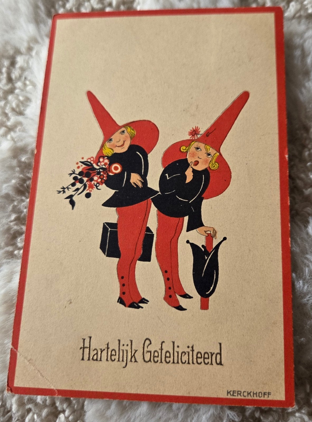 Elfjes met puntmuts (Kerckhoff), Verzenden, 1920 tot 1940, Gelopen, Kinderen