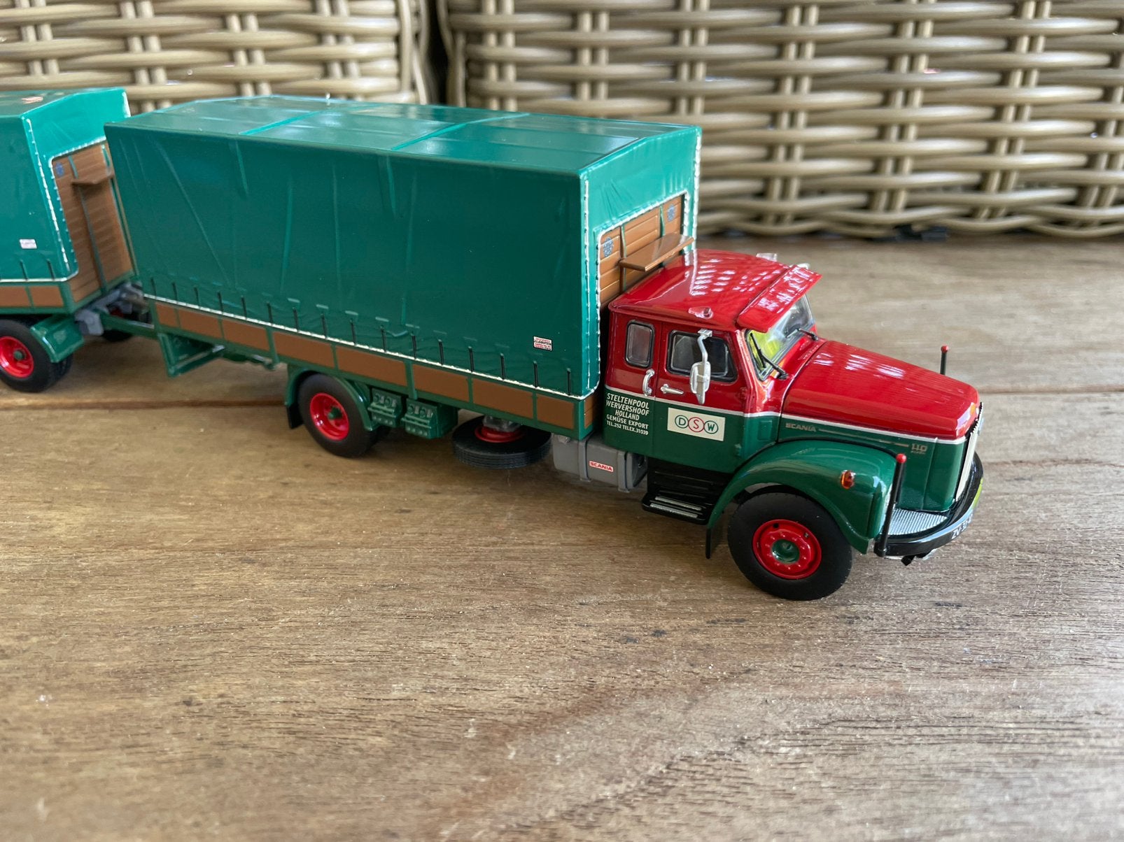 TEKNO SCANIA 110SUPER STELTENPOOL WERVENSHOOF, Hobby en Vrije tijd, Modelauto's | 1:50, Ophalen of Verzenden, Nieuw, Bus of Vrachtwagen