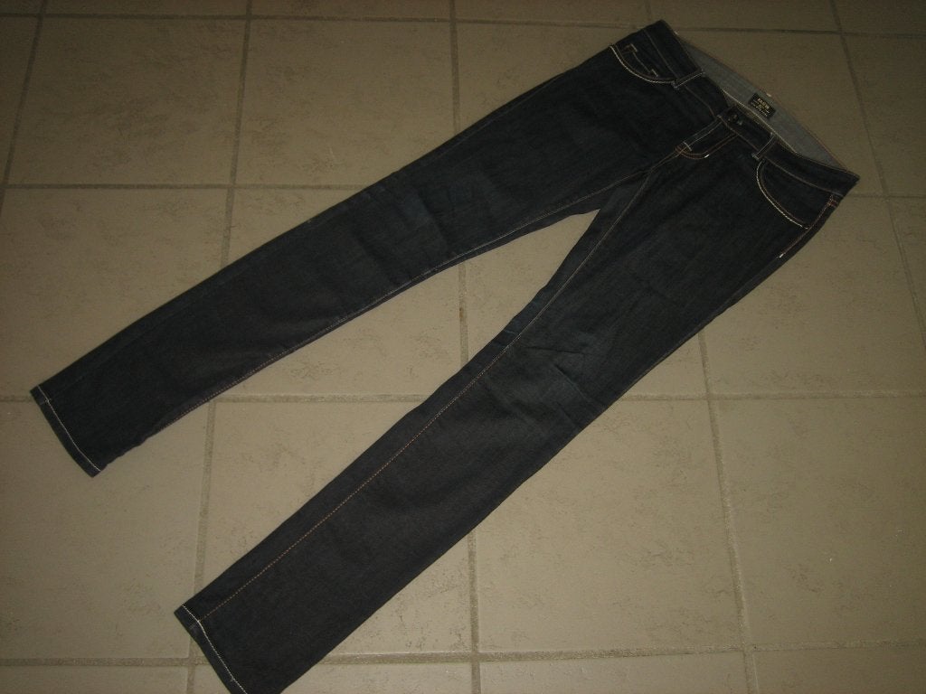Exclusieve nachtblauwe heupjeans van RAER maat 28 Snazzeys, Kleding | Dames, Nieuw, Verzenden, Blauw, Raer