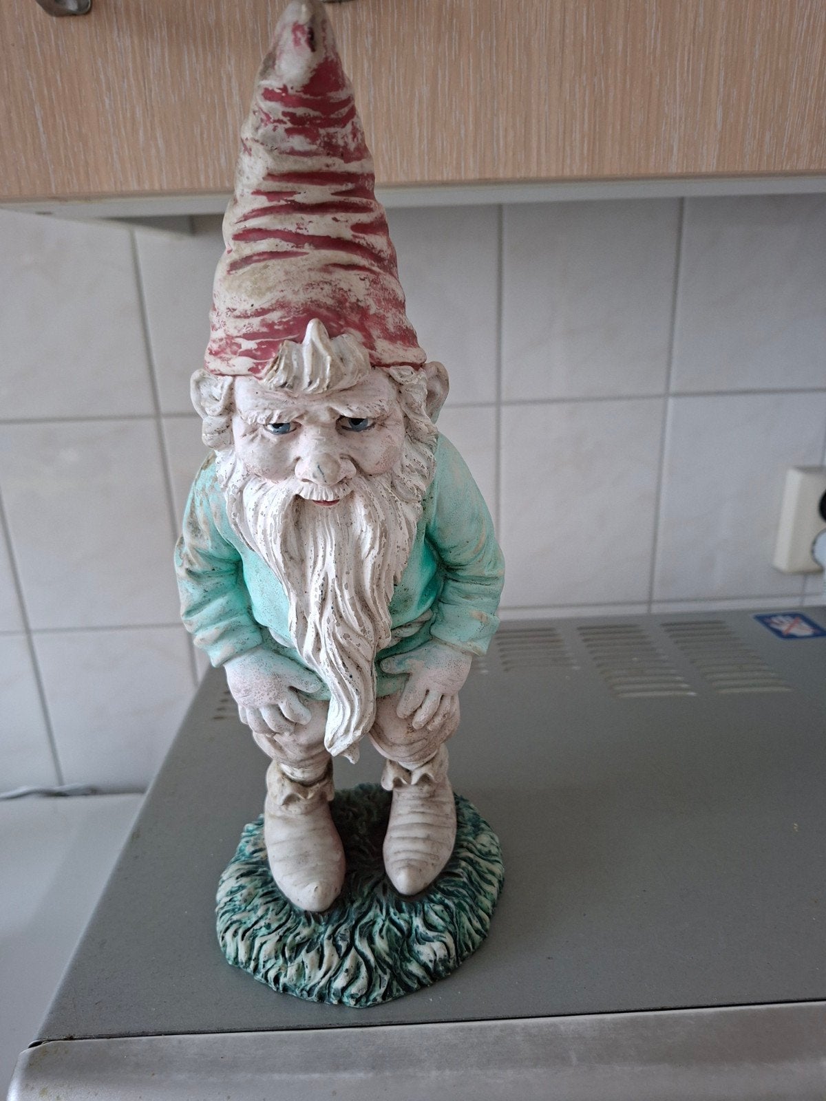 stenen tuinkabouter 30 cm, Ophalen, Nieuw, Steen, Tuinkabouter