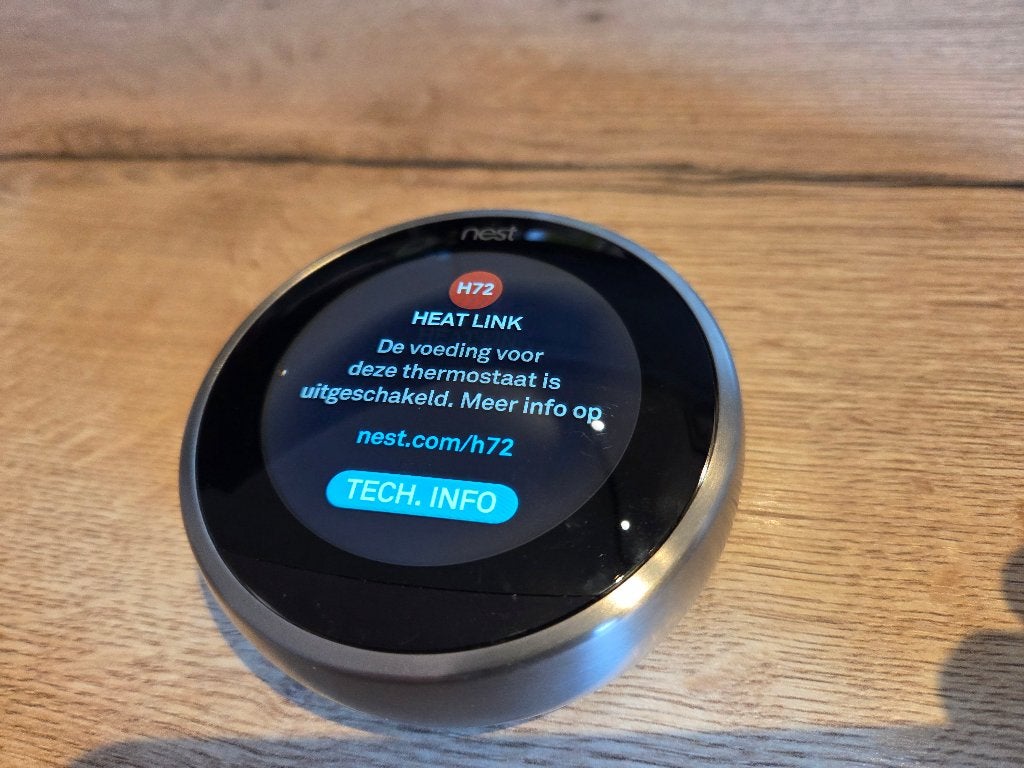 Google Nest Thermostaat, Doe-het-zelf en Verbouw, Ophalen of Verzenden, Slimme thermostaat, Gebruikt