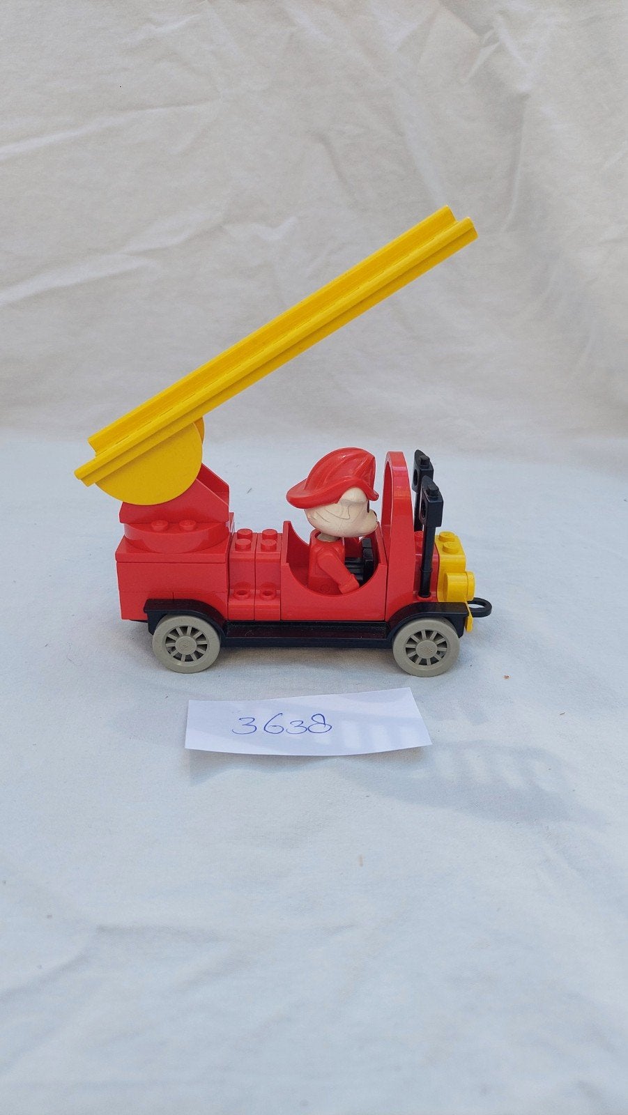 Lego Fabuland 3638 Brandweerwagen met Brandweerman, Ophalen of Verzenden