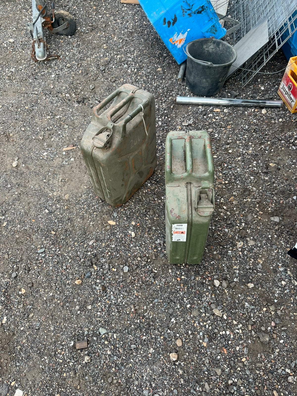 Jerrycan, Ophalen, Landmacht, Nederland, Overige typen