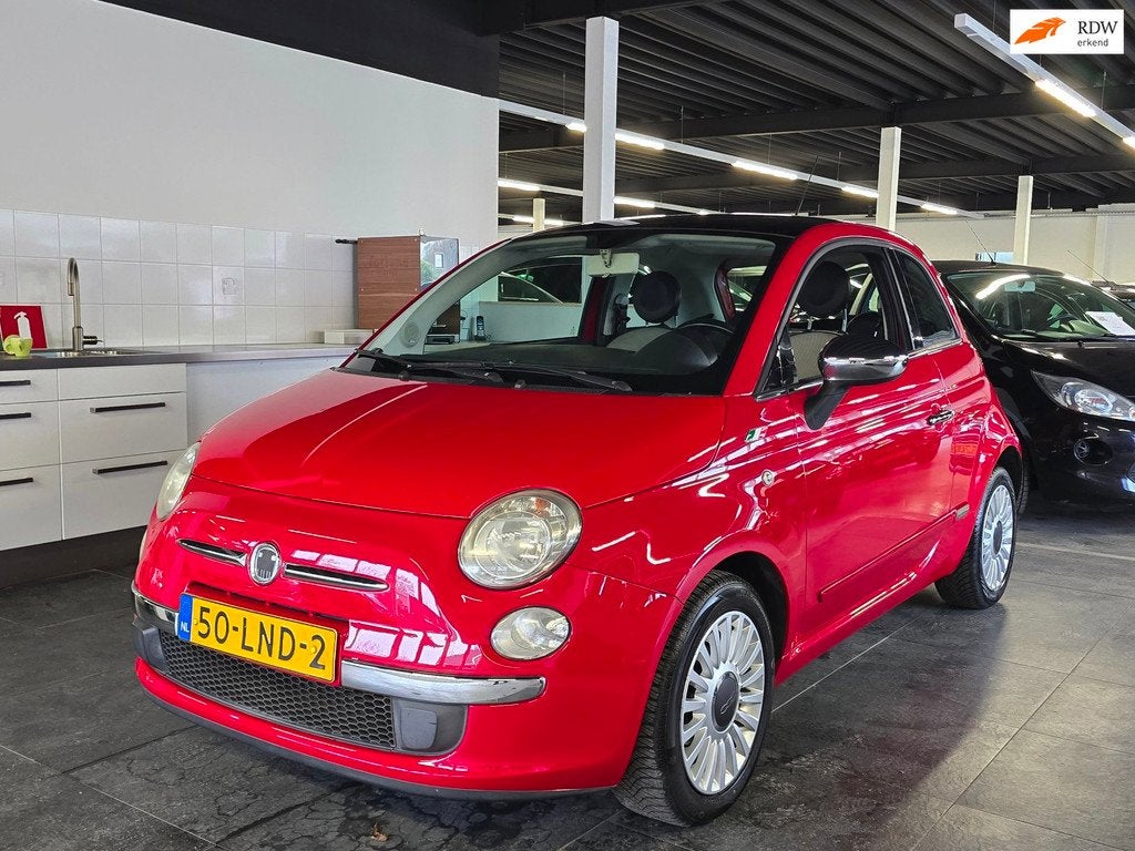 Fiat 500 1.2 Lounge/AUTOMAAT/AIRCO/N.A.P/, Auto's, Euro 5, Stof, Gebruikt, 1242 cc