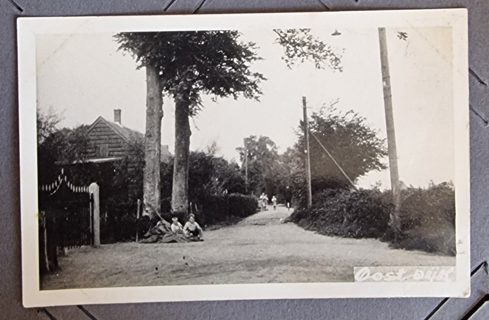 Oostdijk Oude Tonge, gelopen ansichtkaart, Verzamelen, Ansichtkaarten | Nederland, Ophalen of Verzenden, 1920 tot 1940, Gelopen