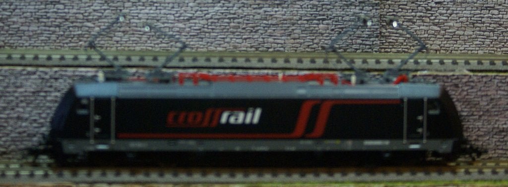 E locomotief Br.185  CROSSRAIL, Wisselstroom, Locomotief, Ophalen of Verzenden, Zo goed als nieuw
