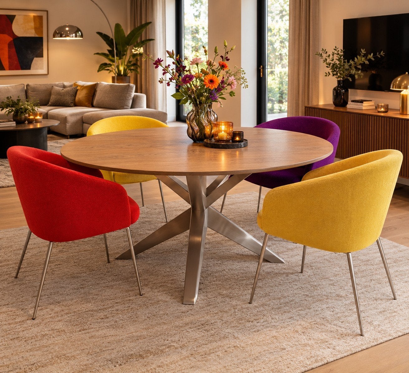 Artifort Megan Design stoelen 4 stuks
alle 4 in hele goede c, Zo goed als nieuw, Vier, Stof, Artifort