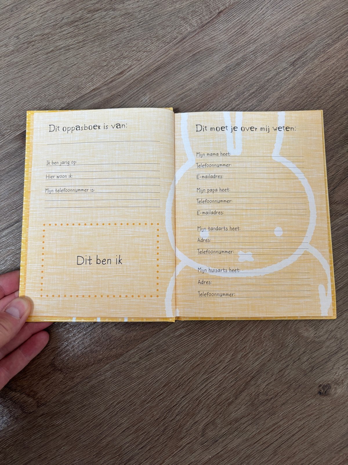 Mijn Oppasboek - Nijntje, Ophalen of Verzenden, Nieuw