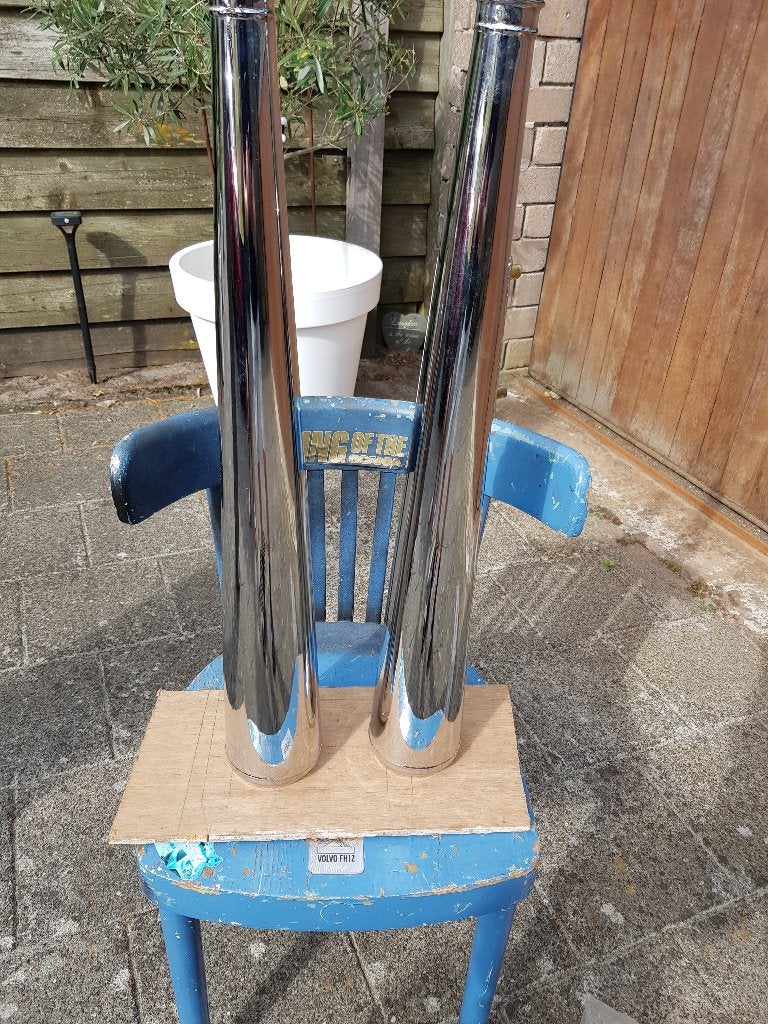 set uitlaten motorfiets, Motoren, Ophalen, Nieuw