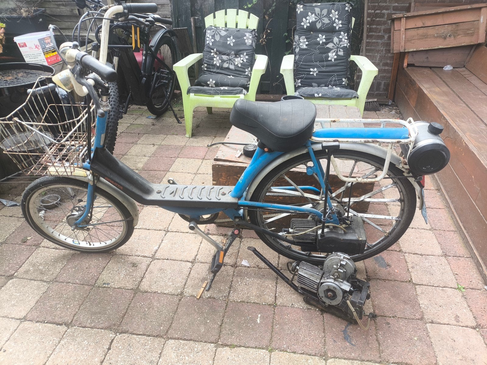 Spartamet Rabbit bromfiets - opknapper met kenteken, Fietsen en Brommers, Ophalen, Gebruikt, Benzine, Spartamet