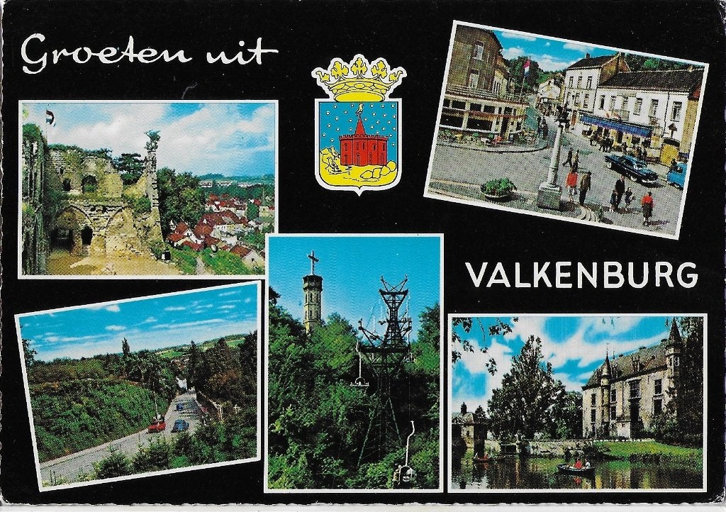Valkenburg gelopen ansichtkaart ( 364 ), Ophalen of Verzenden, 1960 tot 1980, Gelopen, Limburg