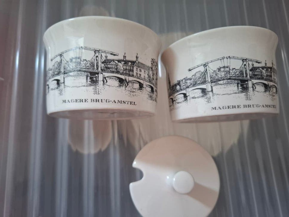 Villeroy & Boch Magere Brug Amstel Suikerpot, Antiek en Kunst, Ophalen of Verzenden
