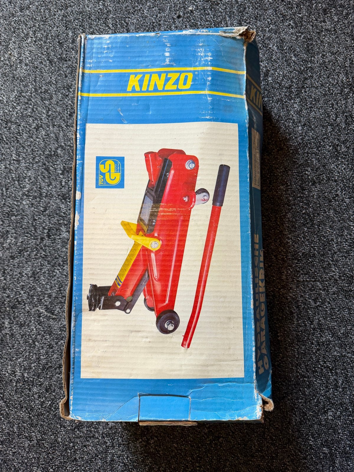 Kinzo Hydraulische Garagekrik - 2 Ton Hefvermogen, Ophalen of Verzenden, Nieuw, Hydraulisch, Garagekrik