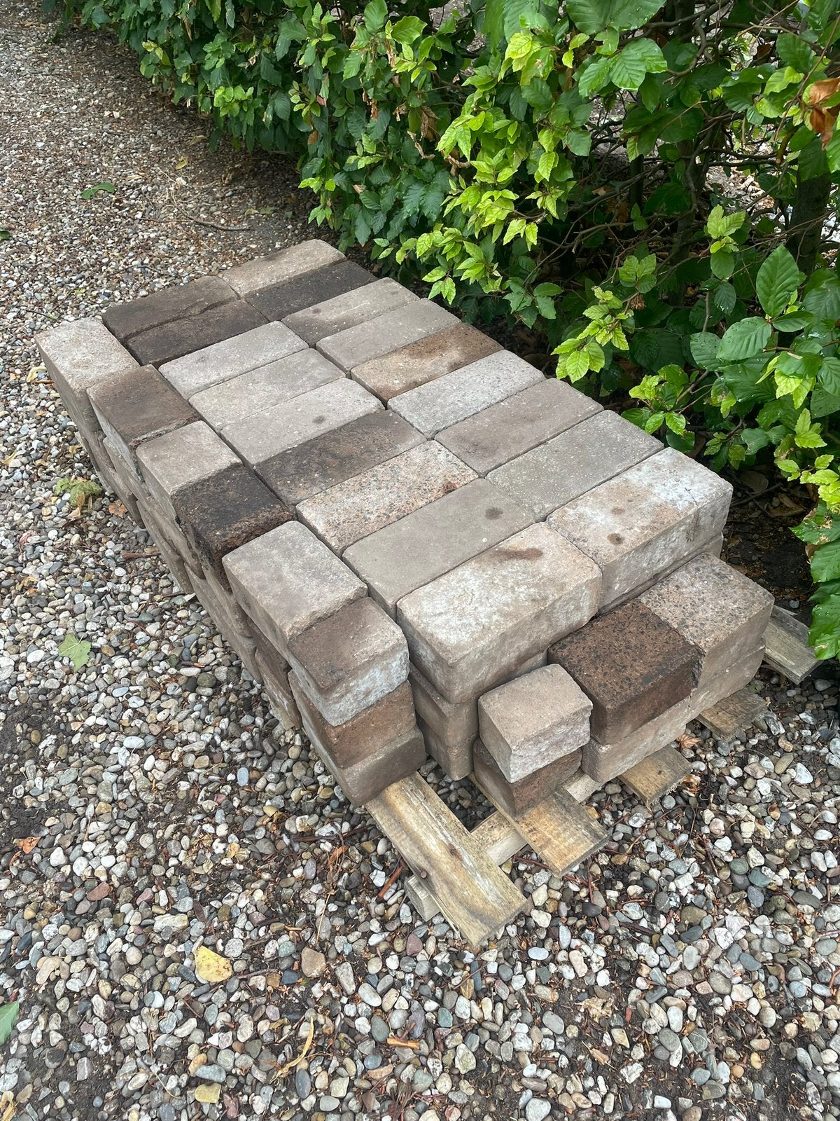 Gratis 1,5m2 betonklinkers, Ophalen, Gebruikt, Klinkers, Minder dan 5 m²