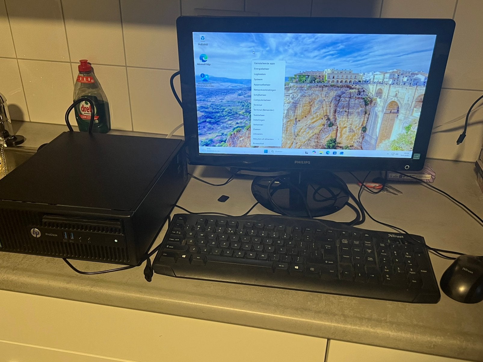 HP Prodesk 400 G3 | 8GB | 256GB | Windows 11 Home, Computers en Software, Gebruikt, 8 GB, Ophalen of Verzenden, SSD