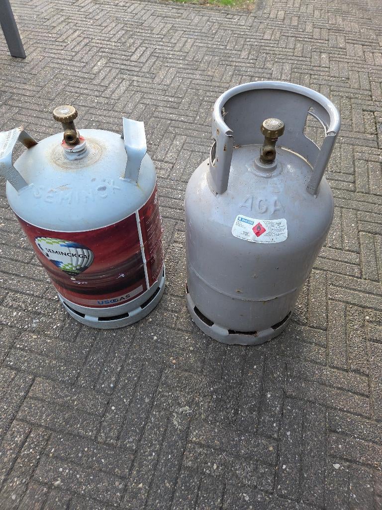 Gasfles, Ophalen, Gebruikt