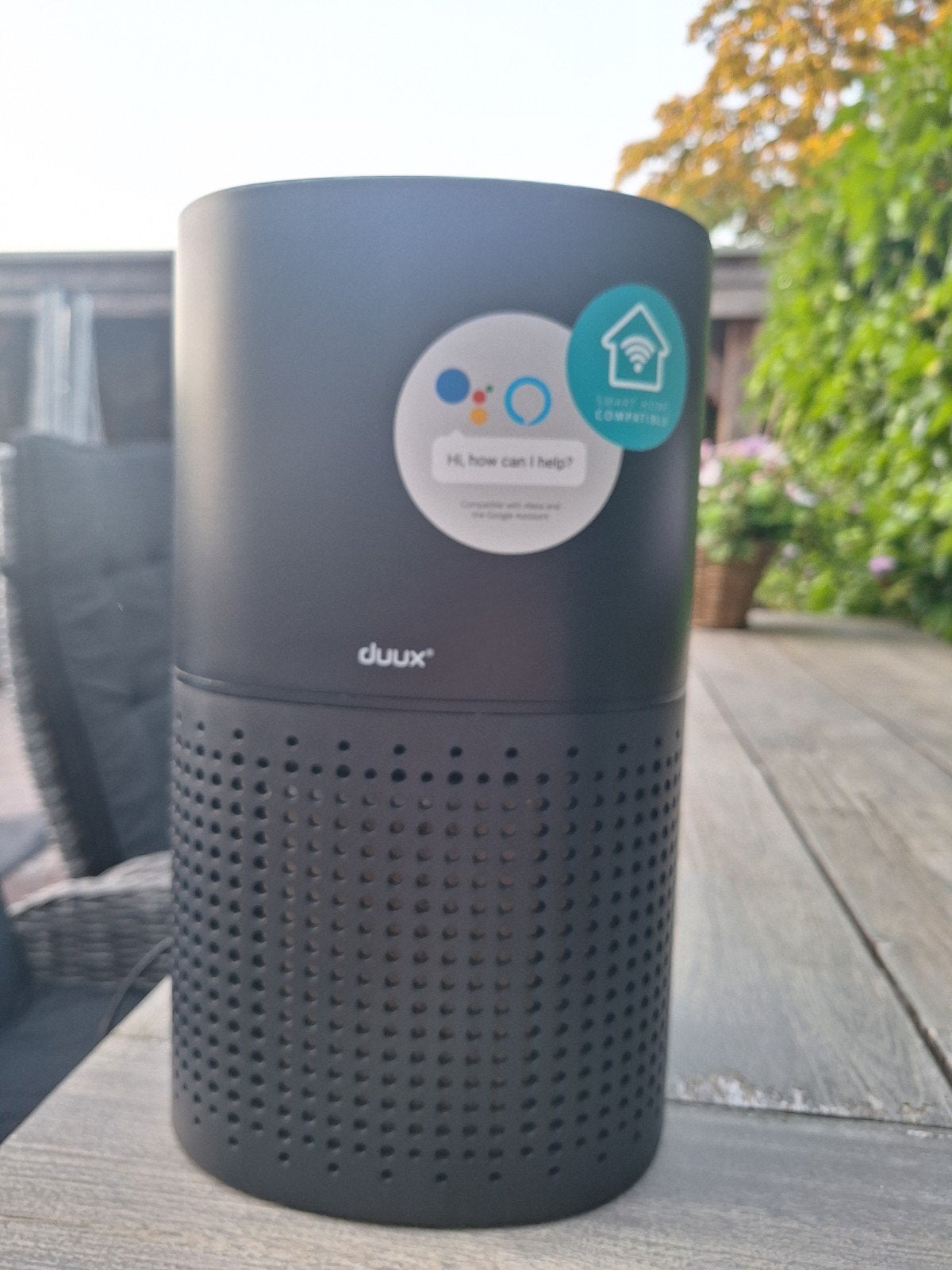 DUUX bright smart zwart, Witgoed en Apparatuur, Ophalen, Zo goed als nieuw, Luchtreiniger