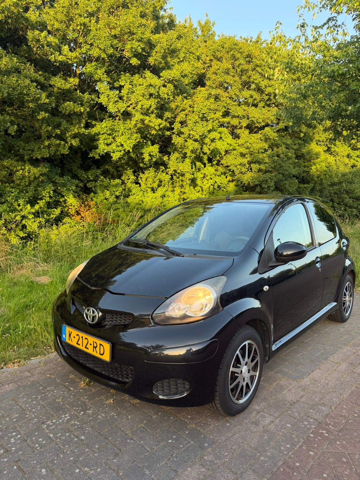 Toyota Aygo |1.0-12V Vvt-i | 5DRS | AIRCO | 2010 | Zwart, Auto's, Toyota, Particulier, Aygo, Benzine, A, Hatchback, Handgeschakeld