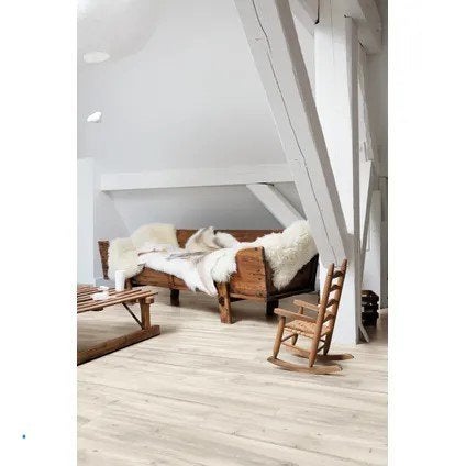Laminaat Quick step mono mon 913 Victoria eik grijs (37), Ophalen, Nieuw, 25 tot 50 m², Grijs