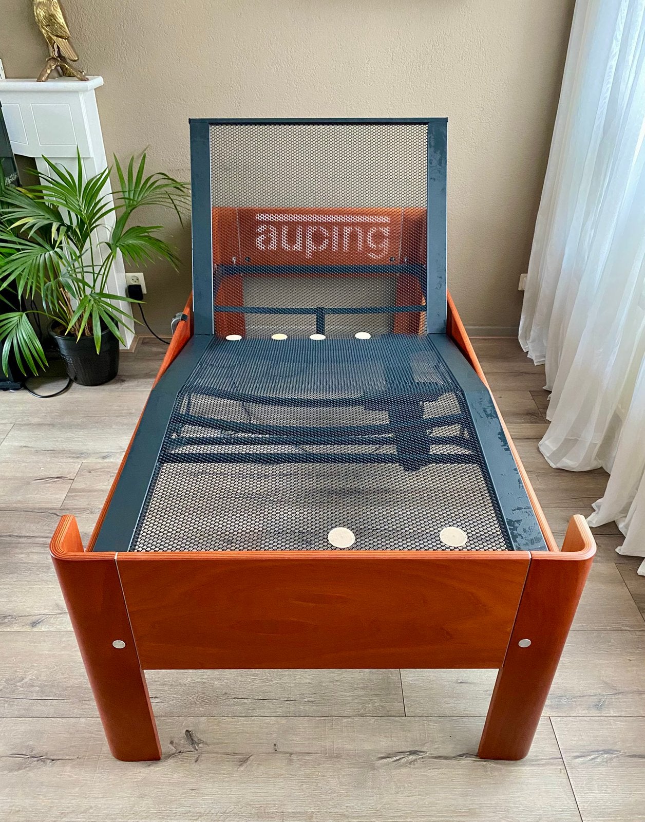 Auping Auronde 3000 electrisch verstelbaar seniorenbed bed, Ophalen, Verstelbaar, 90 cm, Eenpersoons