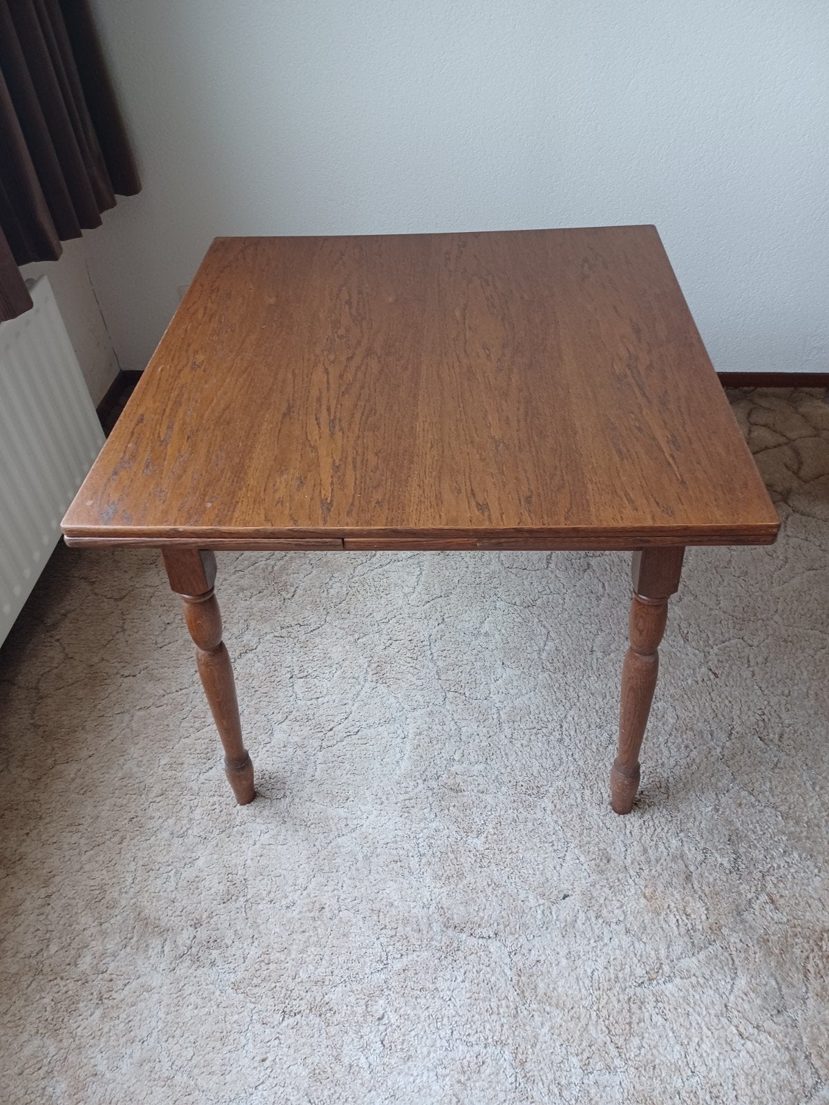 te koop vierkante eetkamertafel uitklapbaar, Ophalen