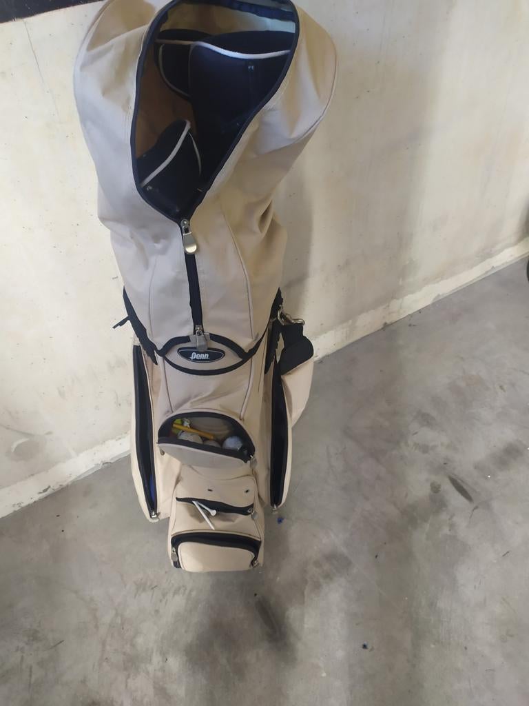 Golftas kompleet beige Penn, Ophalen, Zo goed als nieuw, Tas, Overige merken