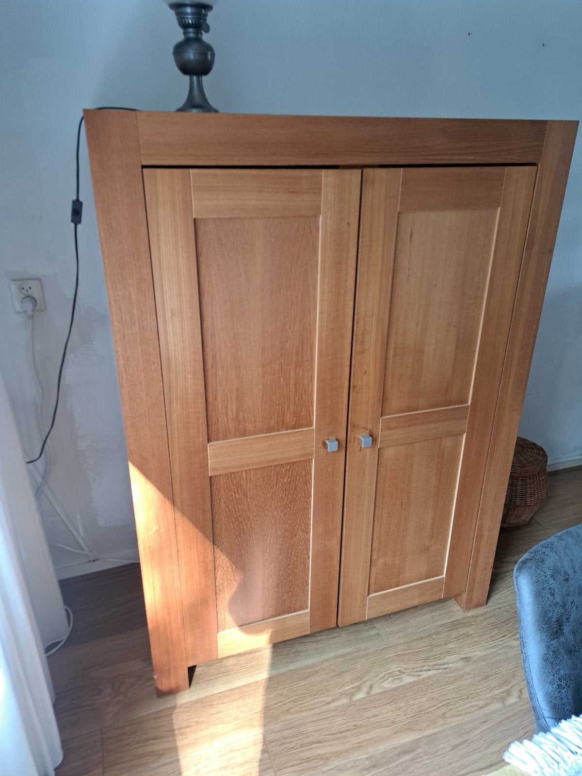 computerkast, Huis en Inrichting, Ophalen, 70 tot 120 cm, Eikenhout, 120 tot 170 cm