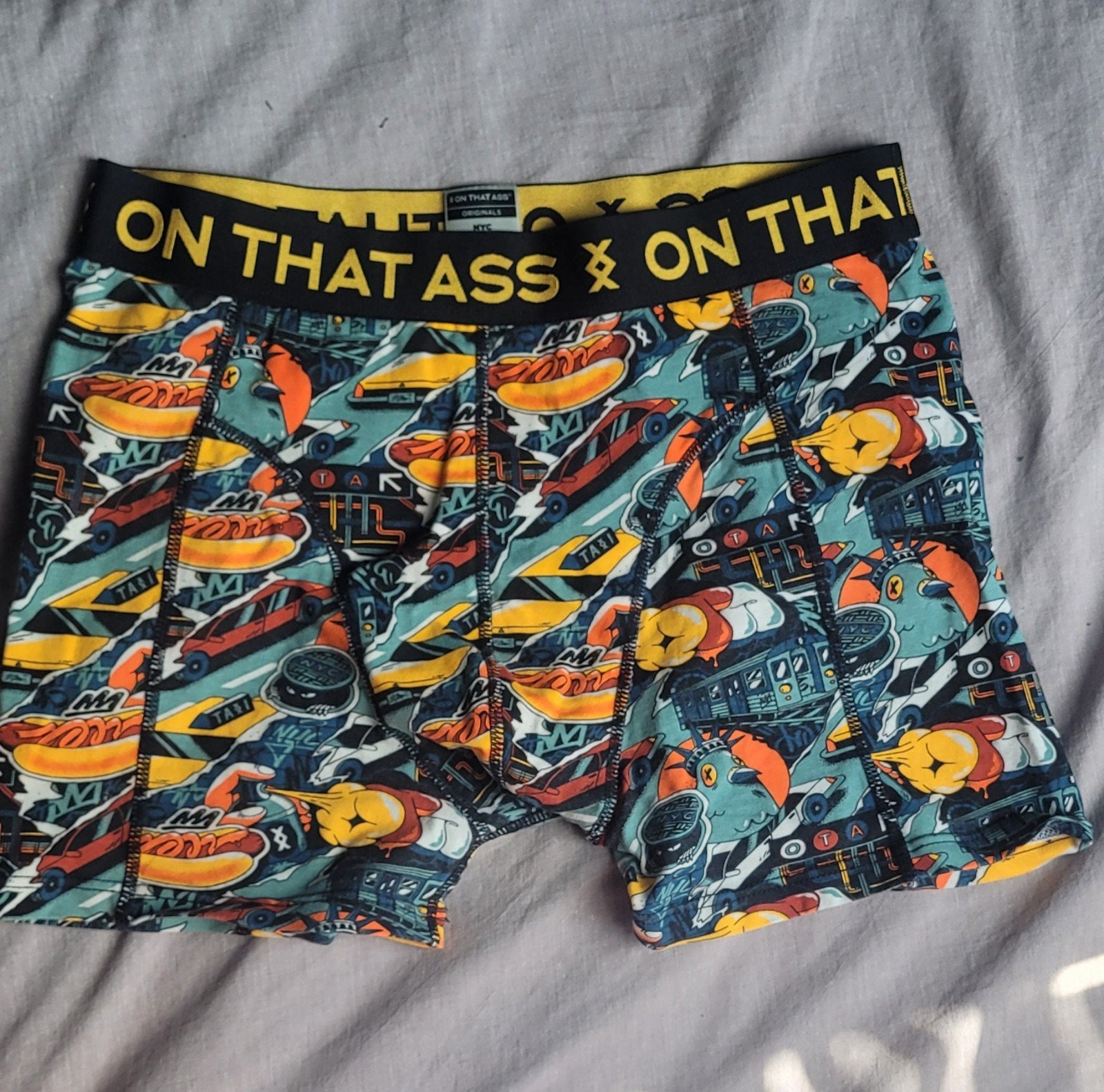 Gave boxershort On That Ass - L, Verzenden, Geel, On That Ass, Boxer