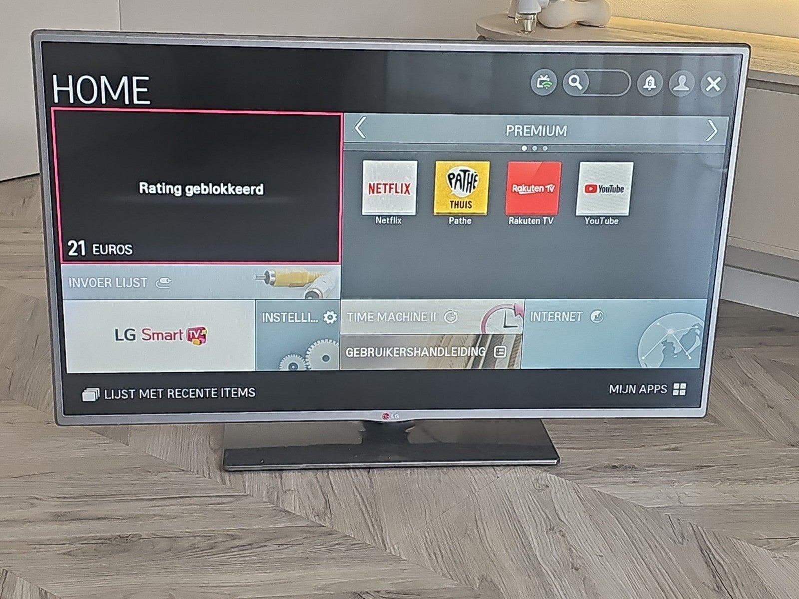 LG SMART TV 43 INCH WEBOS APPS, Ophalen, 100 cm of meer, 50 Hz, LG