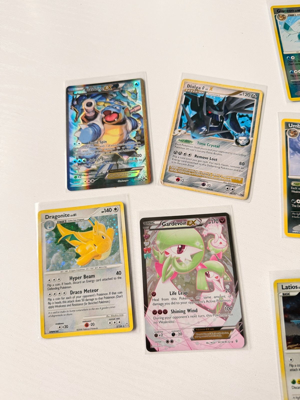 Pokémon Kaarten Collectie - Zeldzame EX, GX en Holo Foils, Hobby en Vrije tijd, Ophalen of Verzenden, Zo goed als nieuw, Meerdere kaarten