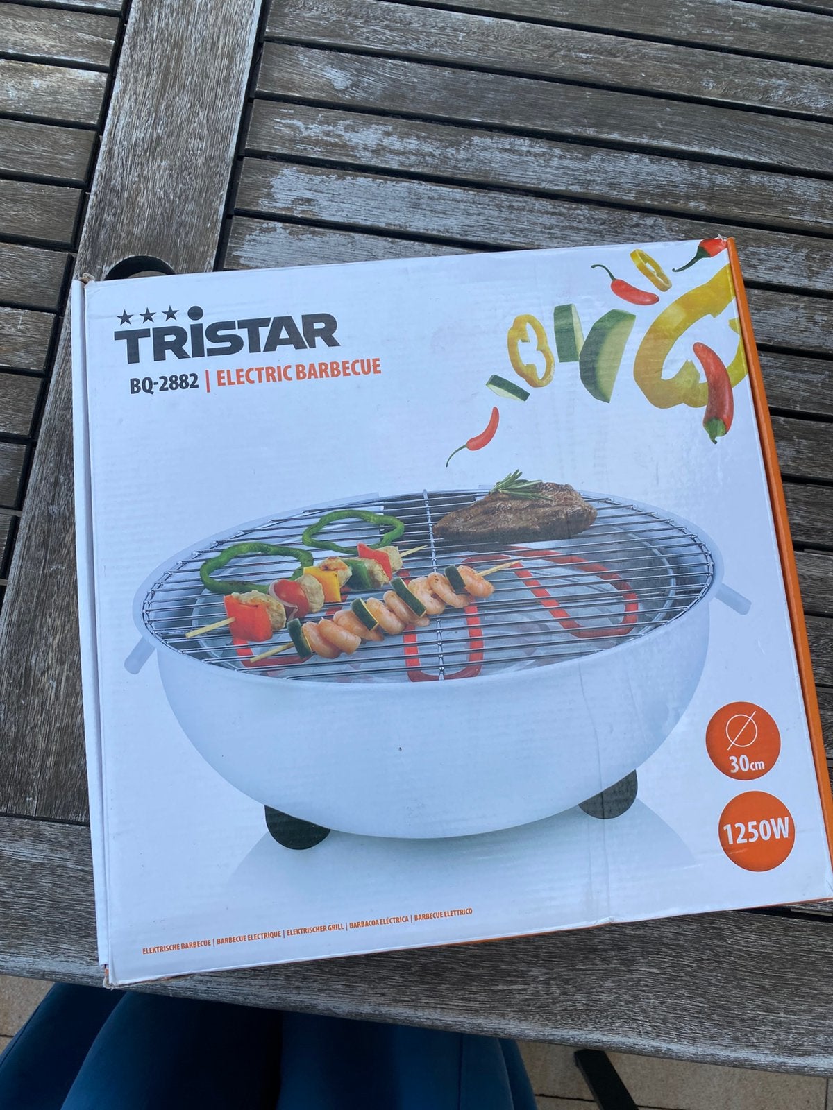 Elektrische barbeque van Tristar, Tuin en Terras, Elektrische barbecues, Ophalen of Verzenden, Nieuw