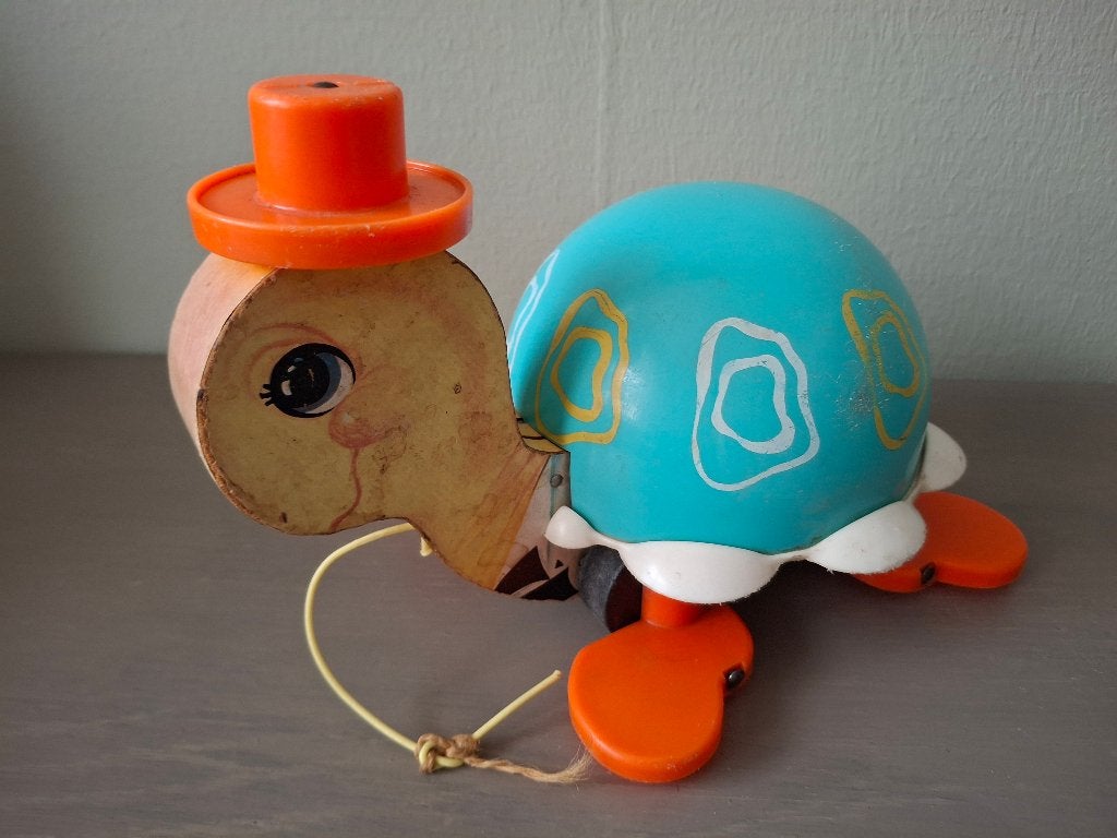 Vintage Tiptoe Turtle, 1962, Ophalen of Verzenden