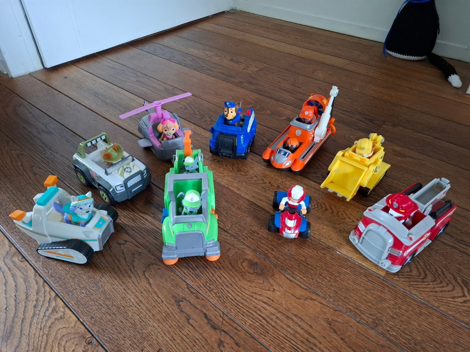 Paw Patrol voertuigen en figuren, Ophalen of Verzenden, Gebruikt