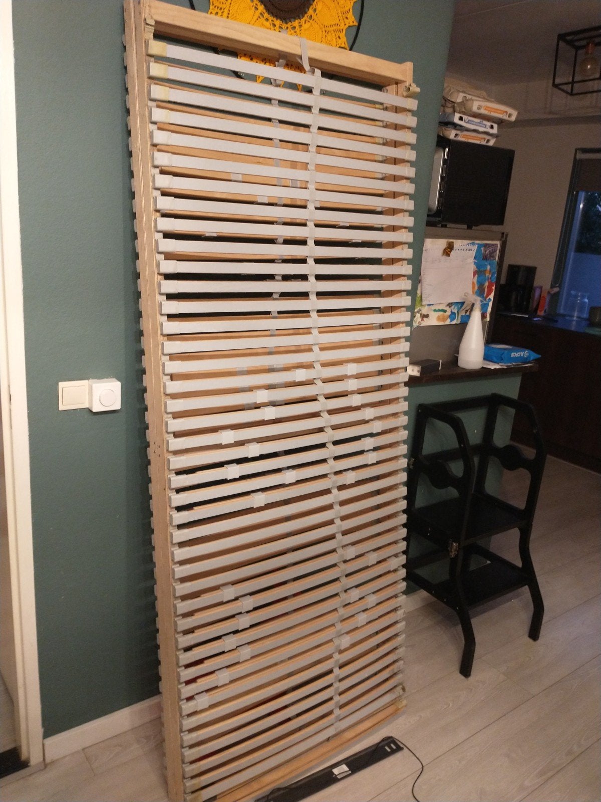 2x Lattenbodem 80x200 cm - gebruikt, Ophalen, Gebruikt, Eenpersoons, 80 cm