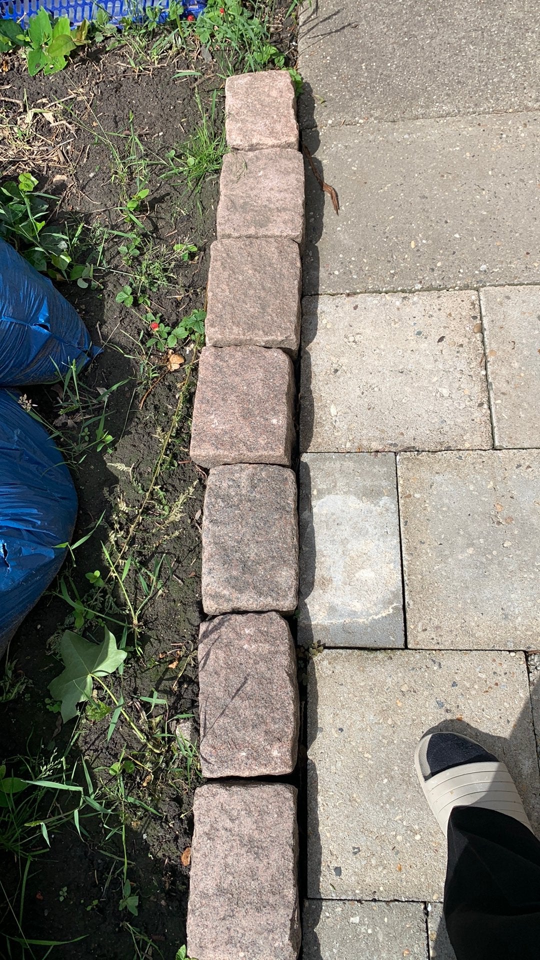 Natuurstene klinkers / kinderkopjes, Ophalen, Zo goed als nieuw, Beton, Klinkers