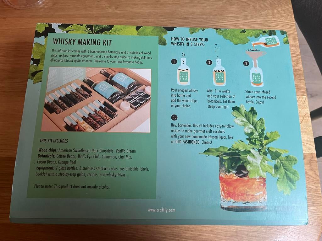 Whisky Maak Kit - Zelf Whisky Maken!, Hobby en Vrije tijd, Ophalen of Verzenden, Nieuw