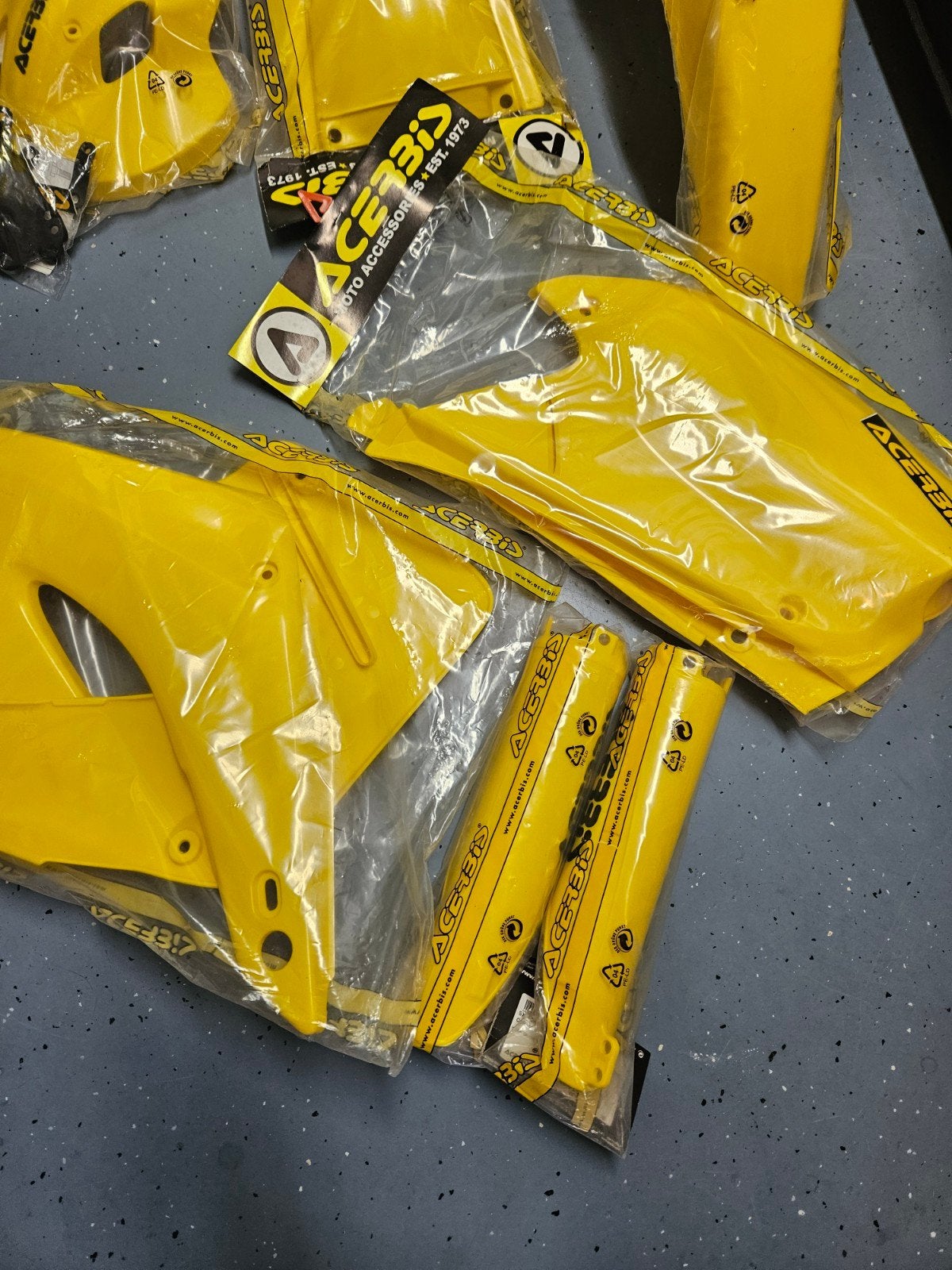 Unieke Plastic Kit Honda CR 125-250 00-01 Geel Nieuw, Ophalen, Nieuw